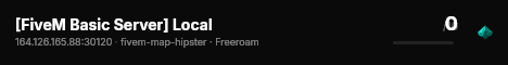 [FiveM Basic Server] Local live status badge