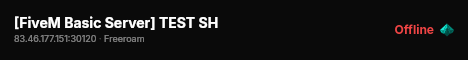 [FiveM Basic Server] TEST SH live status badge