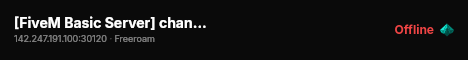[FiveM Basic Server] change-me live status badge