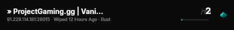 » ProjectGaming.gg | Vanilla | Solo/Duo | JUST WIPED 8/15 live status badge