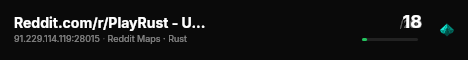 Reddit.com/r/PlayRust - US Trio live status badge