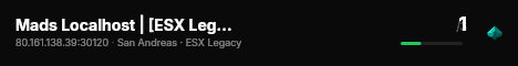 Mads Localhost | [ESX Legacy] live status badge