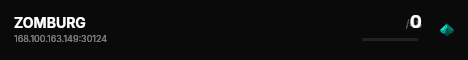 ZOMBURG live status badge