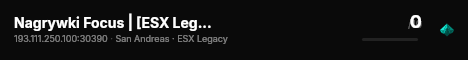 Nagrywki Focus | [ESX Legacy] live status badge