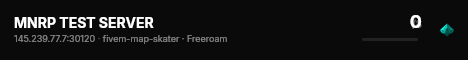 MNRP TEST SERVER live status badge