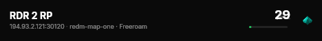 RDR 2 RP live status badge