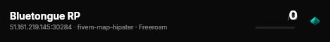 Bluetongue RP  live status badge