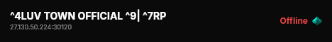 ^4LUV TOWN OFFICIAL ^9| ^7RP live status badge