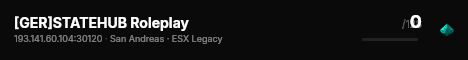 [GER]STATEHUB Roleplay live status badge