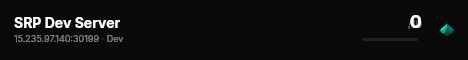 SRP Dev Server live status badge