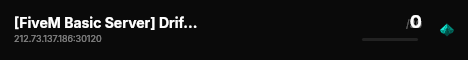 [FiveM Basic Server] Drift Dynasty live status badge