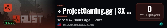 » ProjectGaming.gg | 3X Vanilla | Solo/Duo/Trio/Quad | 9/14 live status badge