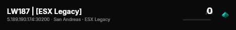 LW187 | [ESX Legacy] live status badge
