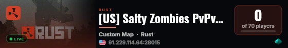 [US] Salty Zombies PvPvE 5x | Skills | Raid | Jetpack | Event live status badge