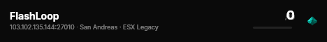 FlashLoop live status badge