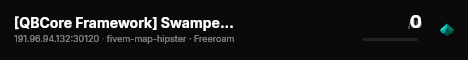 [QBCore Framework] SwamperFiveM live status badge