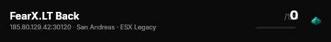 FearX.LT Back live status badge