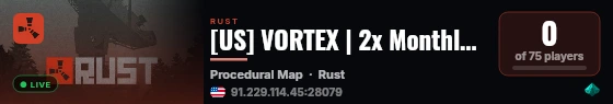 [US] VORTEX | 2x Monthly | Solo/Duo | Noob Friendly #1 live status badge