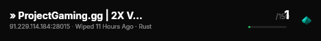 » ProjectGaming.gg | 2X Vanilla | Solo/Duo/Trio | WIPED 8/2 live status badge