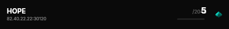 HOPE live status badge