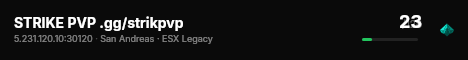 STRIKE PVP .gg/strikpvp live status badge