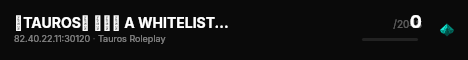 ⌠TAUROS⌡ ▬↭🡺 A WHITELIST FECHADA ↭ ALFA! live status badge