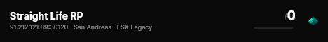 Straight Life RP live status badge