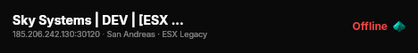 Sky Systems | DEV | [ESX Legacy] live status badge