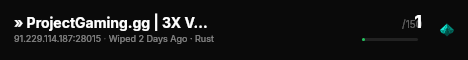 » ProjectGaming.gg | 3X Vanilla | Solo/Duo/Trio | WIPED 8/11 live status badge