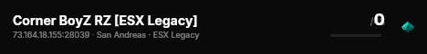 Corner BoyZ RZ [ESX Legacy] live status badge