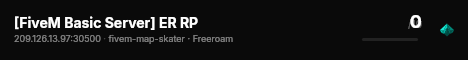 [FiveM Basic Server] ER RP live status badge