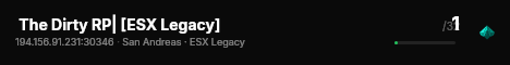  The Dirty RP| [ESX Legacy] live status badge