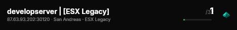 developserver | [ESX Legacy] live status badge