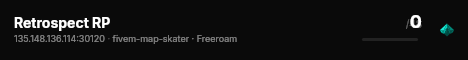 Retrospect RP live status badge
