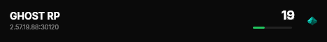 GHOST RP live status badge