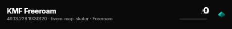 KMF Freeroam live status badge