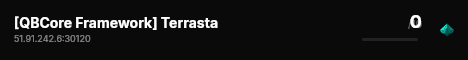 [QBCore Framework] Terrasta live status badge