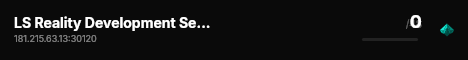 LS Reality Development Server live status badge