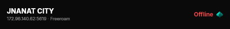 JNANAT CITY live status badge