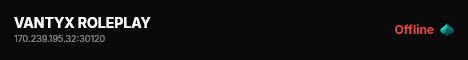 VANTYX ROLEPLAY live status badge