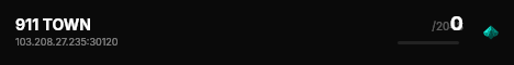 911 TOWN live status badge