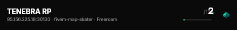TENEBRA RP live status badge