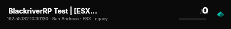  BlackriverRP Test | [ESX Legacy] live status badge