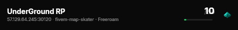 UnderGround RP live status badge