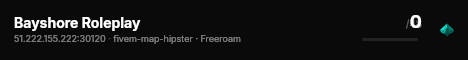 Bayshore Roleplay live status badge