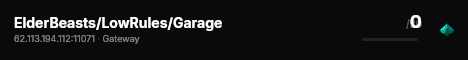 ElderBeasts/LowRules/Garage live status badge