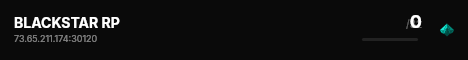 BLACKSTAR RP live status badge