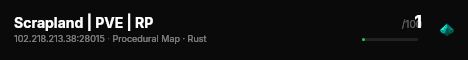 Scrapland | PVE | RP live status badge