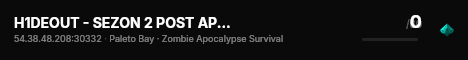 H1DEOUT - SEZON 2 POST APO [WL-OFF] live status badge
