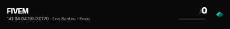 FIVEM live status badge